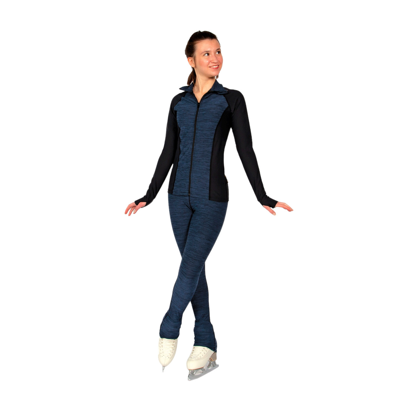 Jerry's S207 Core Ice Figure Skating Jacket Shadow - Blue