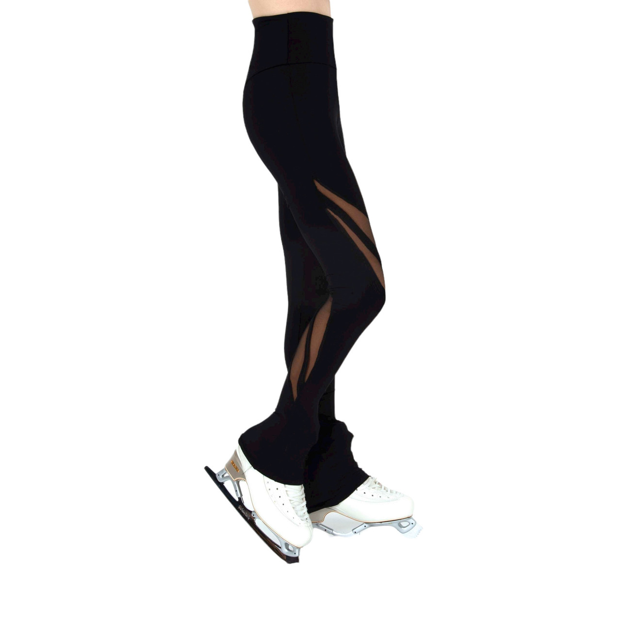 Jerry's 369 Tie Back Figure Skating Leggings - Solid Black