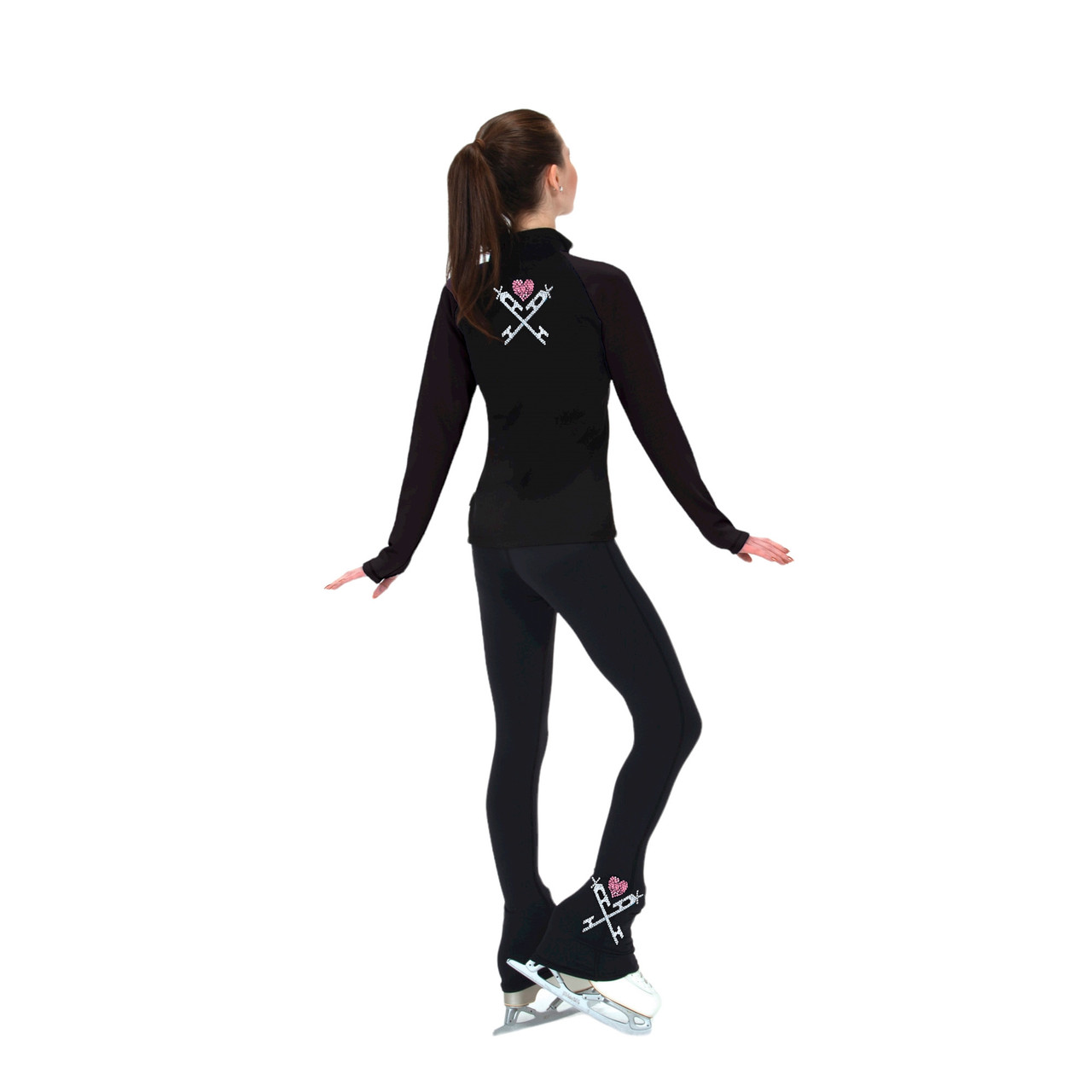 figure skating ice supplex heel pants