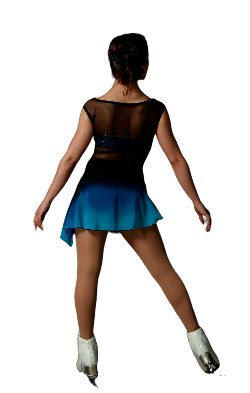 Crop Top Black Dress - Figure Skating - EliteXpression – Elite