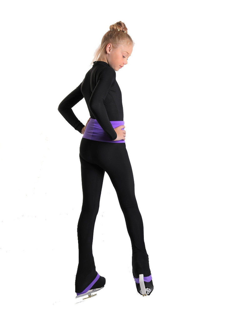 Ice Figure Skating Tights Leggings Warm Base-layer Compression