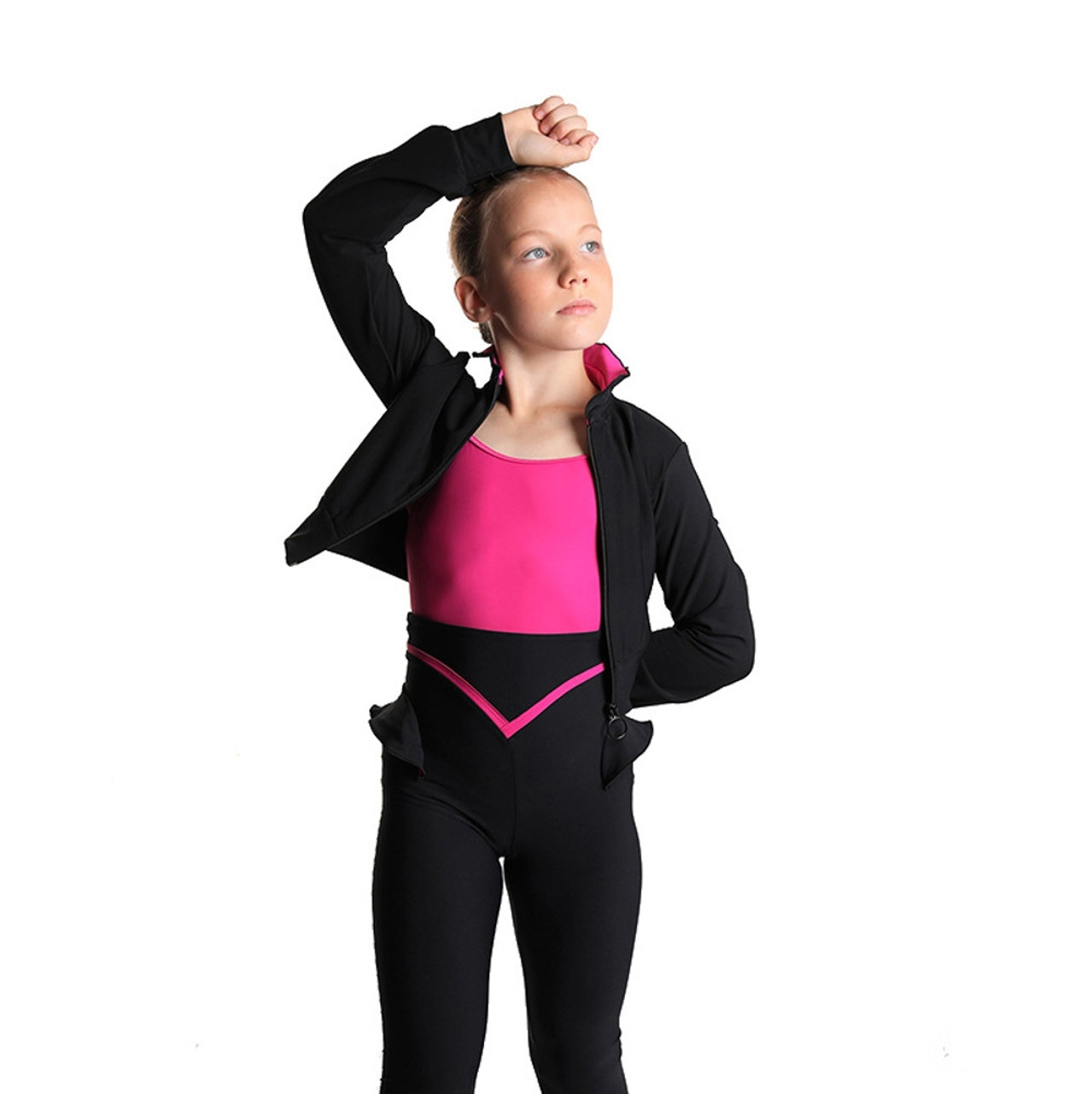 IceDress Figure Skating Jacket - Thermal - Olympus (Fuchsia with