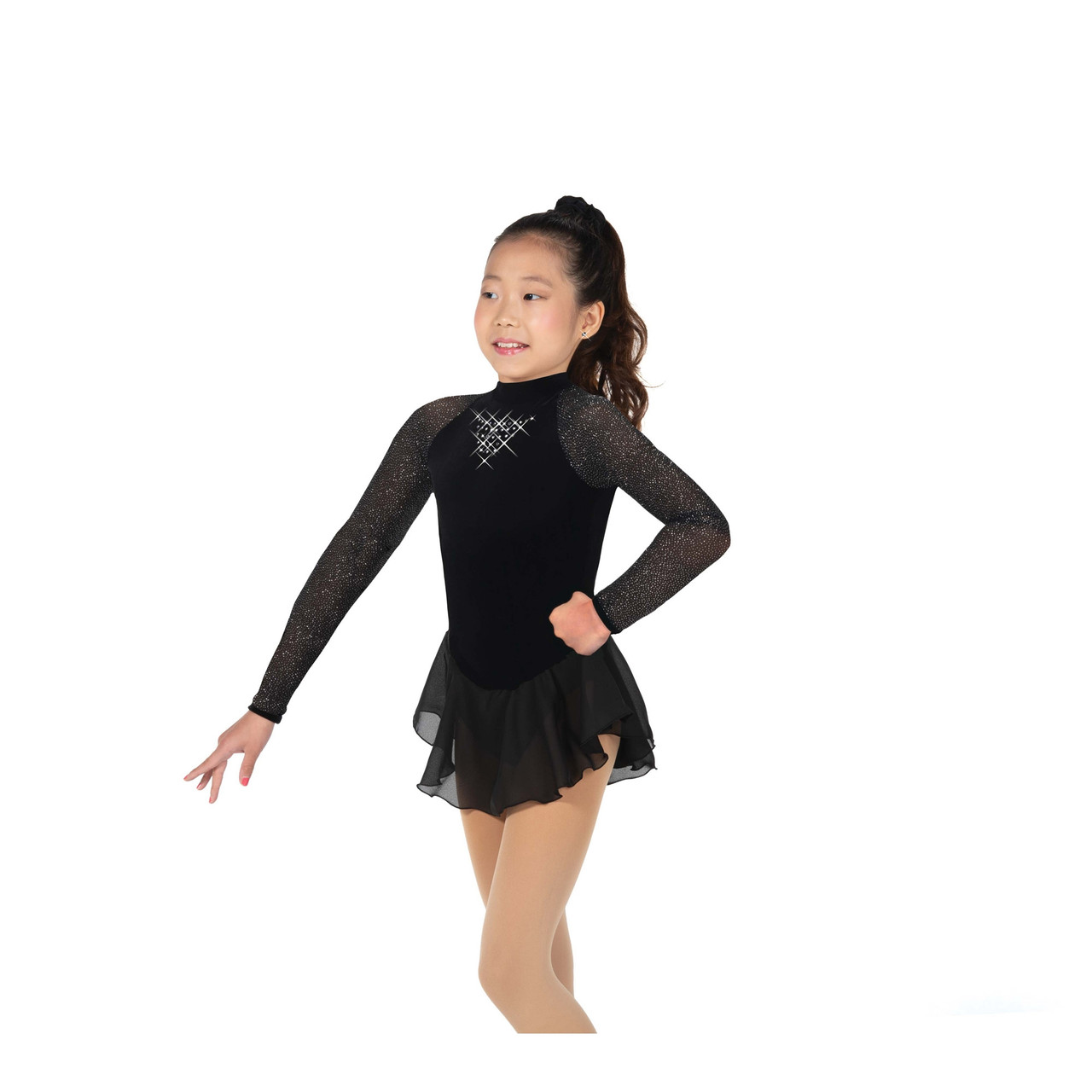 Jerry's Ice Skating Dress - 646 Starbite Dress (Jet Black) Jerry's Ice Skating Dress - 646 Starbite Dress (Jet Black)
