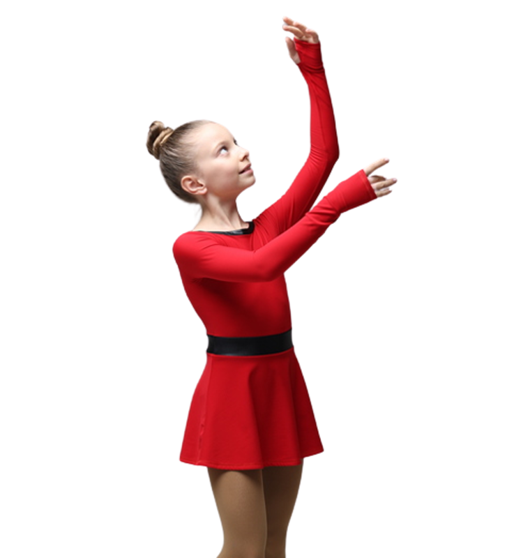 red and black figure skating dress Red and Black Figure Skating Costume: Customized Dress
