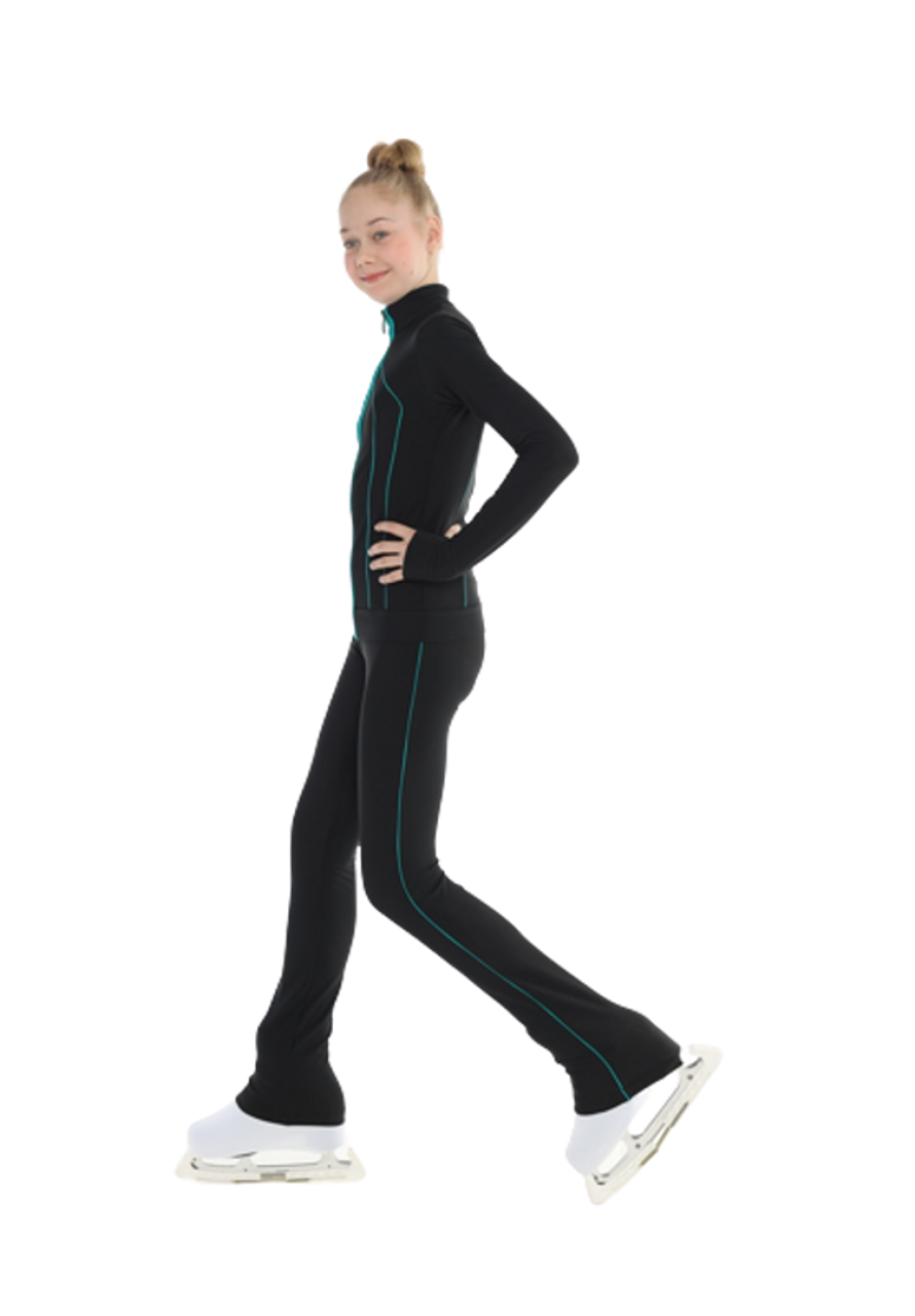 IceDress Figure Skating Outfit - Thermal - Kant (Mint with Black)