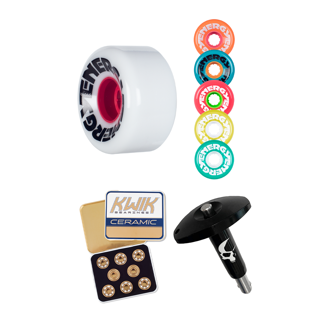 Riedell Skates Radar Energy 62mm Outdoor Skate Wheels