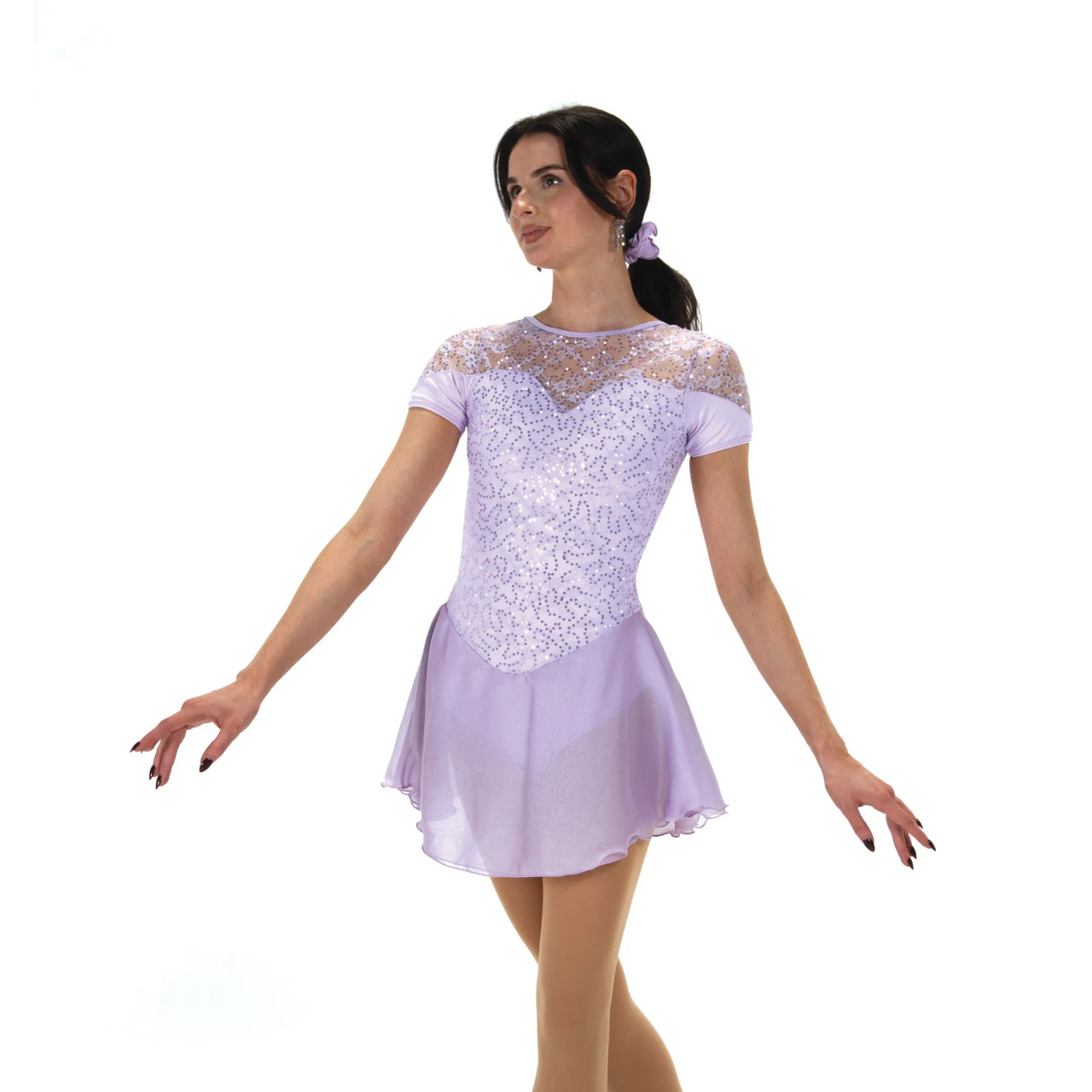 Jerry's Ice Skating Dress - 528 Softly Sequins Dress - Light Lilac Jerry's Ice Skating Dress - 528 Softly Sequins Dress - Light Lilac