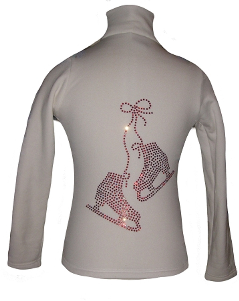 Ice skating store jacket with rhinestones