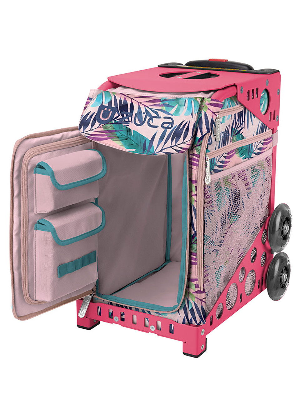 Zuca Wheeled Bag - insert - Pink Hot