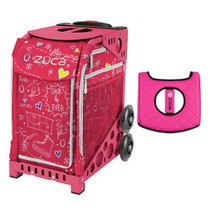 Zuca Sport Bag - Pink SK8 with Gift  Black/Pink Seat Cover (Pink Frame)