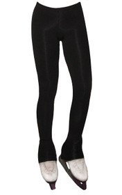 Ice Skating Pants with Pink crystals " Skate Star" applique 2nd view