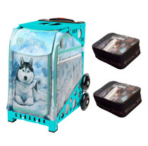 Zuca Sport Bag - Husky (Turquoise Frame) with Gift 2 Small Utility Pouch