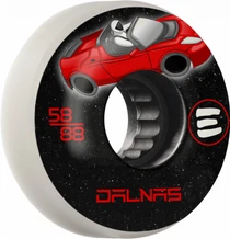 Eulogy Pro Jeff Dalnas Signature Wheel Rocket Man Aggressive Inline Wheel 58mm 88A 4pk White