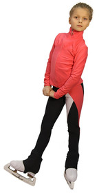 IceDress Figure Skating Outfit - Thermal - Twizzle-8 (Coral)