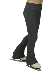 IceDress - Sweatpants - Drape (Gray with Pink stitching)