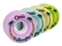 Sure Grip Outdoor Roller Skate Wheels  - Oasis (57mm x 33mm / 82A, Set of 8)