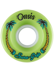 Sure Grip Outdoor Roller Skate Wheels  - Oasis (57mm x 33mm / 82A, Set of 8)