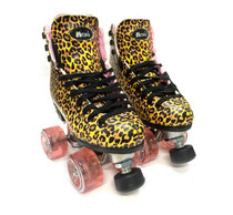 Riedell Quad Roller Skates - Jungle Leopard (Refurbished)