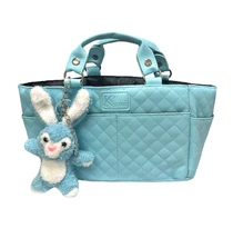 Kami-So Ice Skating Rink Tote (Cloud Nine) with Key Chain (Blue Bunny)