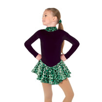 Jerrys ChildrensTwilight Teal Figure Skating Dress