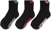 Impala Stripe Socks 3 Pack (Black)