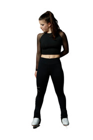 Elite Xpression - Reversible Crossed black shirt with mesh sleeve