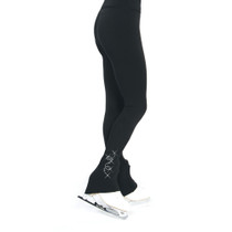 Figure Skating Pants Women's Fleece Lined Ice Skating Leggings Thermal High  Waist Pants Winter Tights(Size:150,Color:Black) : : Clothing,  Shoes & Accessories