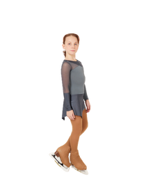 IceDress Figure Skating Dress-Thermal - Snowflake (25% OFF, Mint