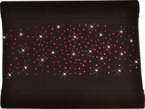 ChloeNoel NS Polar Fleece Circular Fuchsia Crystals Scarf