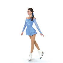 Jerry's 517 Faux Wrap Figure Skating Skirts - Blue