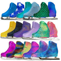 Metalic Ice Skating Boot Covers by Kami-So