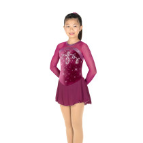 Jerry's Ice Skating Dress -Aurora AJ355 Ice Loops Dress (Sangria)