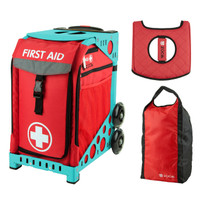 Zuca Sport Bag - First Aid with FREE Stuff Sack and Seatcover  (Turquoise Frame)