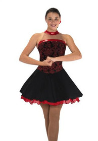 Holiday Deal - Jerry's Figure Skating Dress - 267 Tango on Time Dress Size AXL