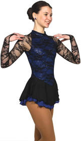 Holiday Deal - Jerry's Ice Skating Dress - 81 Onyx on Iris (Size AL)