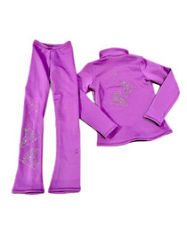 Pair of Skates - Lavander - Girls Ice Skating Outfit