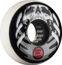 Eulogy Inline Outdoor Wheels - Eulogy RETRO JAREN GROB  Aggressive Inline Wheels 58mm 89A 4pk White