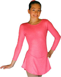 ChloeNoel DLS711 A-Line Swirls Sparkle Spandex Dress (Magic Pink)