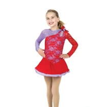 Jerry's Ice Skating Dress - Aurora AJ389 Roses & Violets Dress
