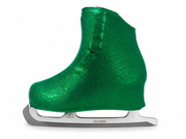 Metalic Figure Skating Boot Covers by Kami-So - Emerald Green