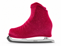 Metalic Figure Skating Boot Covers by Kami-So - Fuchsia Sparkle
