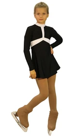 IceDress Figure Skating Outfit - Thermal - Arabesque (Black and White)