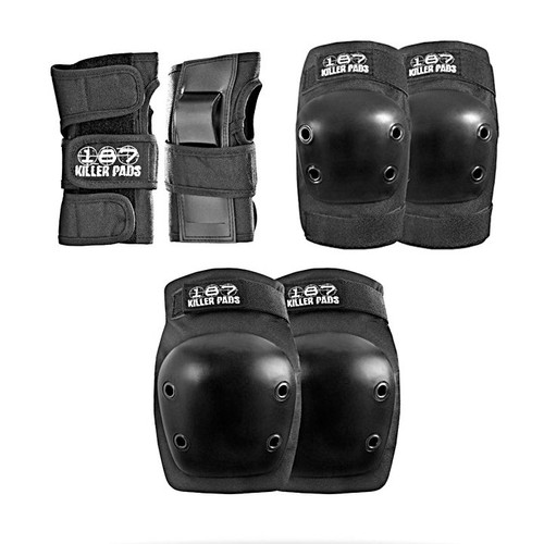 187 Killer Pads Jr Six Pack - Black 5th view
