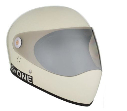 S1 Fullface Lifer Helmet - Moto White Gloss 5th view