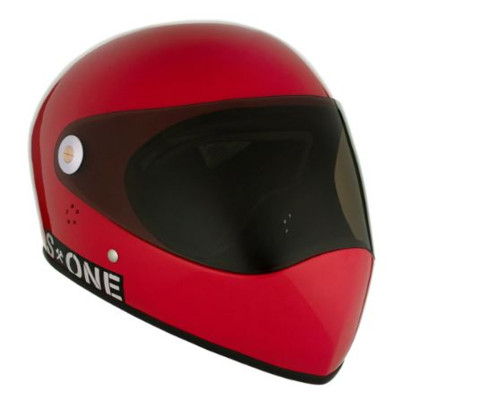 S1 Fullface Lifer Helmet - Red Gloss 4th view
