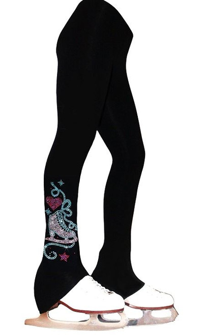 Ice Skating Pants with "Skate with Heart" Design