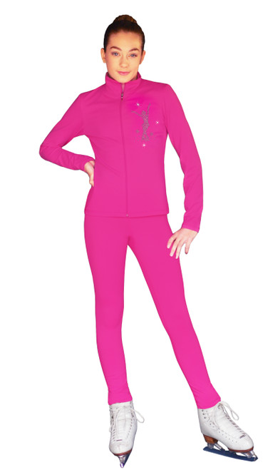 ChloeNoel JT811  Mini Jump Skater Crystals Combination and ChloeNoel PS711 Pants