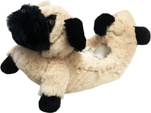 Ice Skating Soakers by Chloe Noel - Pug Dog