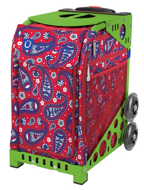 Zuca Sport Bag - Paisley in Red