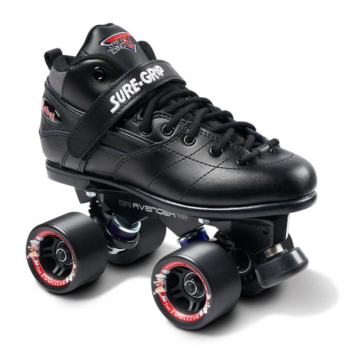 Sure-Grip Quad Roller Skates - Rebel Avenger Aluminum
